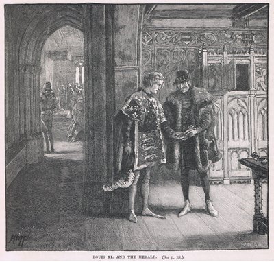 Louis XI and the Herald by Henry Marriott Paget